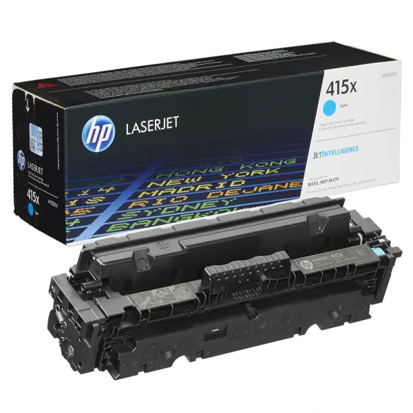 Картридж 415X голубой HP (W2031X) - Фото 2