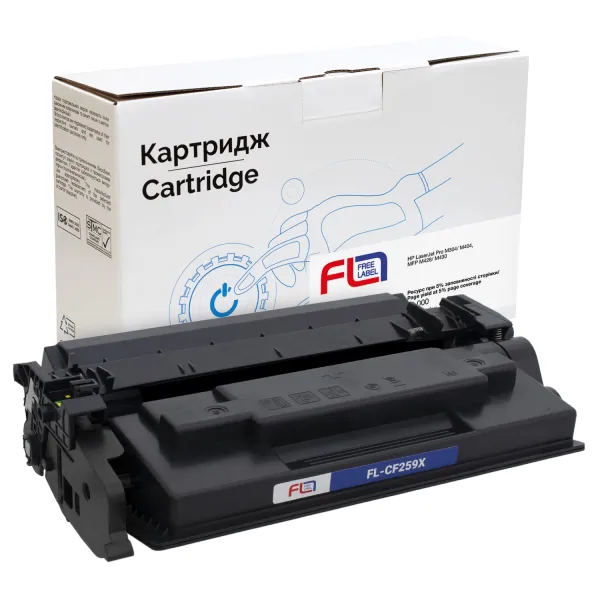 Картридж совместимый HP 59X (CF259X) Free Label (FL-CF259X)