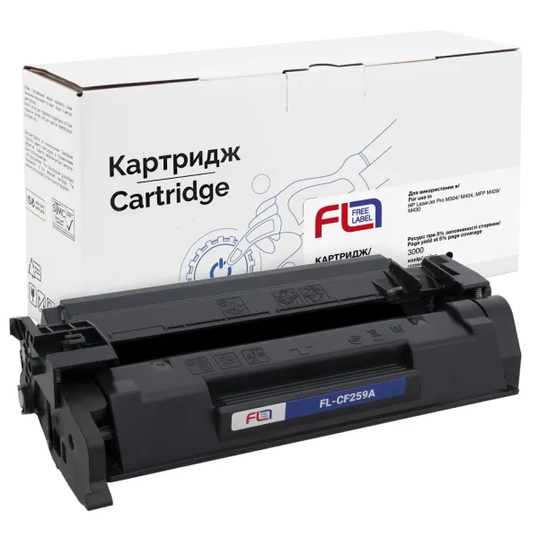 Картридж совместимый HP 59A (CF259A) Free Label (FL-CF259A)