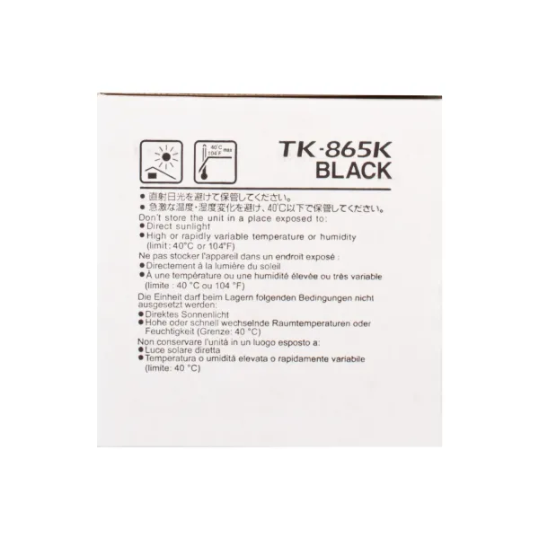 Тонер-картридж TK-865 чорний Kyocera Mita (1T02JZ0EU0) - Фото 4