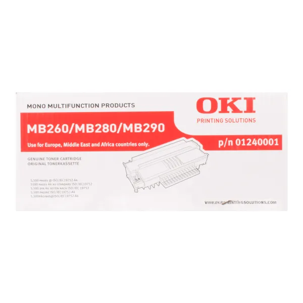 Тонер-картридж MB200 max OKI (01240001) - Фото 5