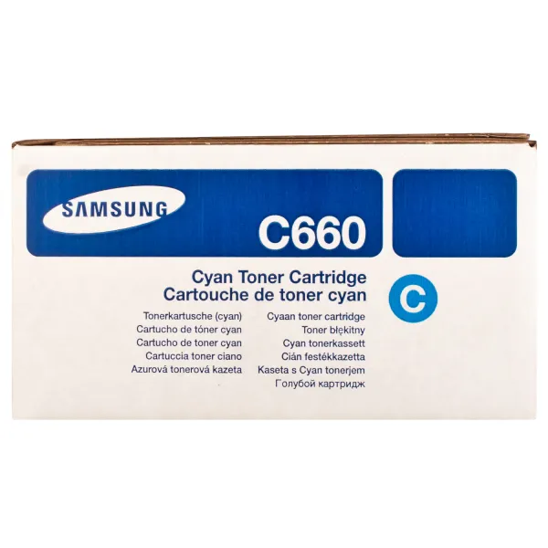 Тонер-картридж CLP-C660A голубой Samsung - Фото 4