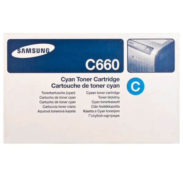 Тонер-картридж CLP-C660B голубой Samsung (CLP-C660B) - Фото 5