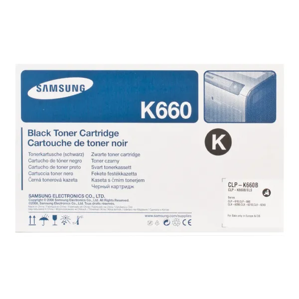 Тонер-картридж CLP-K660B чорний Samsung - Фото 3