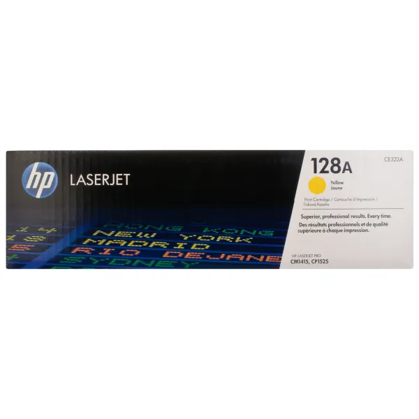 Картридж 128A желтый HP (CE322A) - Фото 4