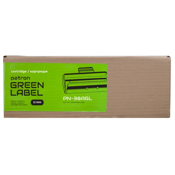 Картридж сумісний HP 38A (Q1338A) Green Label Patron (PN-38AGL) - Фото 4