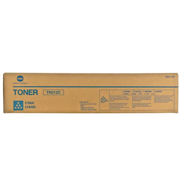Тонер-картридж TN-312C блакитний Konica Minolta (8938-708) - Фото 4