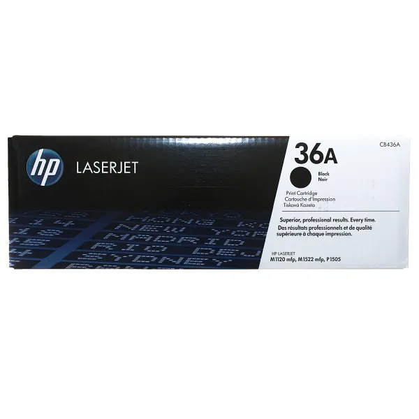 Картридж 36A черный HP (CB436A) - Фото 3
