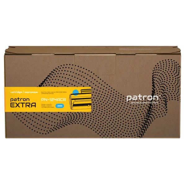 Картридж сумісний HP 124A (Q6001A) блакитний Extra Patron (PN-124ACR) - Фото 4