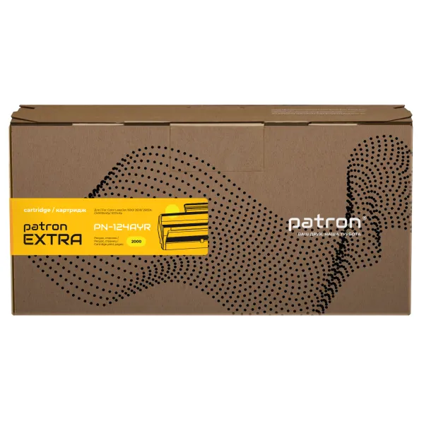 Картридж сумісний HP 124A (Q6002A) жовтий Extra Patron (PN-124AYR) - Фото 4