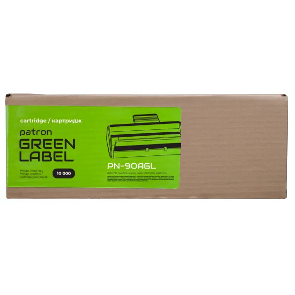 Картридж сумісний HP 90A (CE390A) Green Label Patron (PN-90AGL) - Фото 3