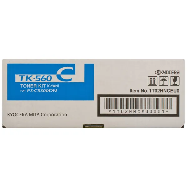 Тонер-картридж TK-560 блакитний Kyocera Mita (1T02HNCEU0) - Фото 3