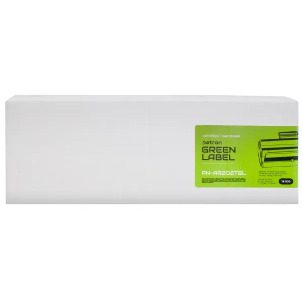 Тонер-картридж совместимый Sharp AR-202T Green Label Patron (PN-AR202TGL) - Фото 2