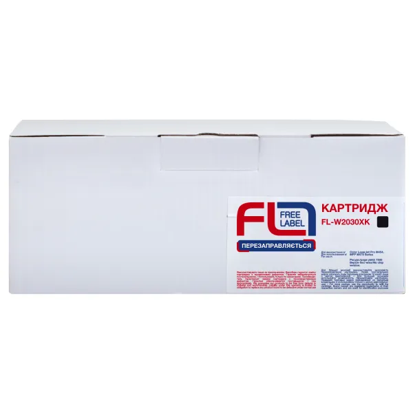 Картридж совместимый HP 415X (W2030X) черный, версия без чипа Free Label (FL-W2030XK) - Фото 2