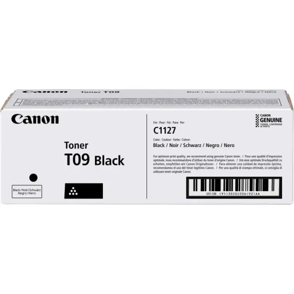 Тонер-картридж T09 черный Canon (3020C006) Тонер-картридж T09 черный Canon (3020C006)