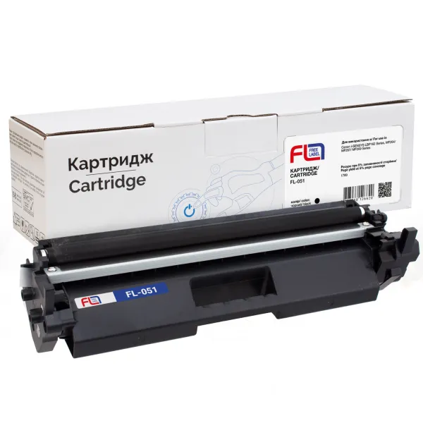 Тонер-картридж совместимый Canon 051 Free Label (FL-051)