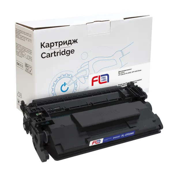 Картридж совместимый HP 26X (CF226X) Free Label (FL-CF226X)