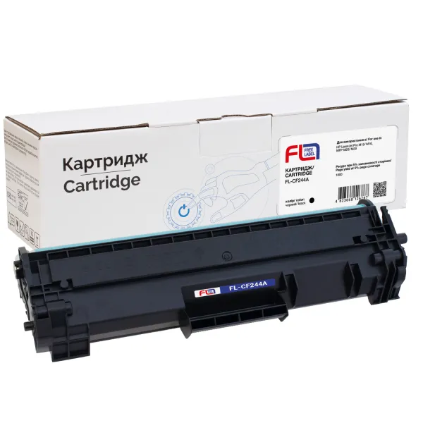 Картридж сумісний HP 44A (CF244A) Free Label (FL-CF244A)