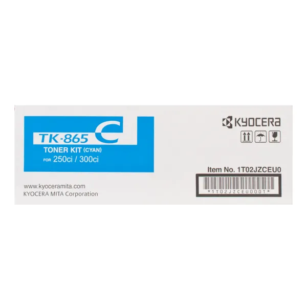 Тонер-картридж TK-865 блакитний Kyocera Mita (1T02JZCEU0) - Фото 6