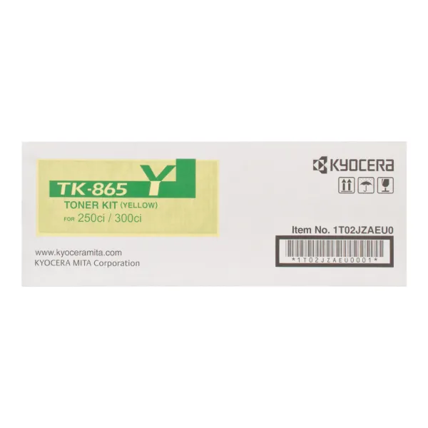 Тонер-картридж TK-865 жовтий Kyocera Mita (1T02JZAEU0) - Фото 5