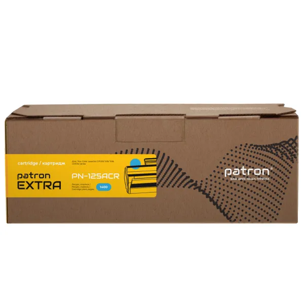 Картридж сумісний HP 125A (CB541A) блакитний Extra Patron (PN-125ACR) - Фото 3