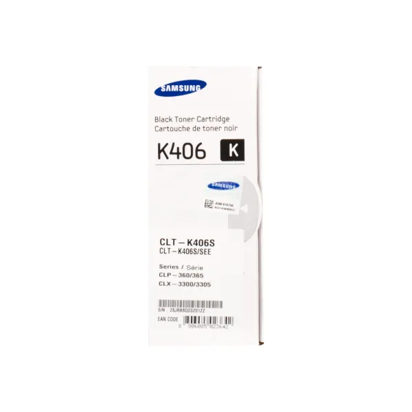 Тонер-картридж CLT-K406S черный Samsung (SU120A) - Фото 6