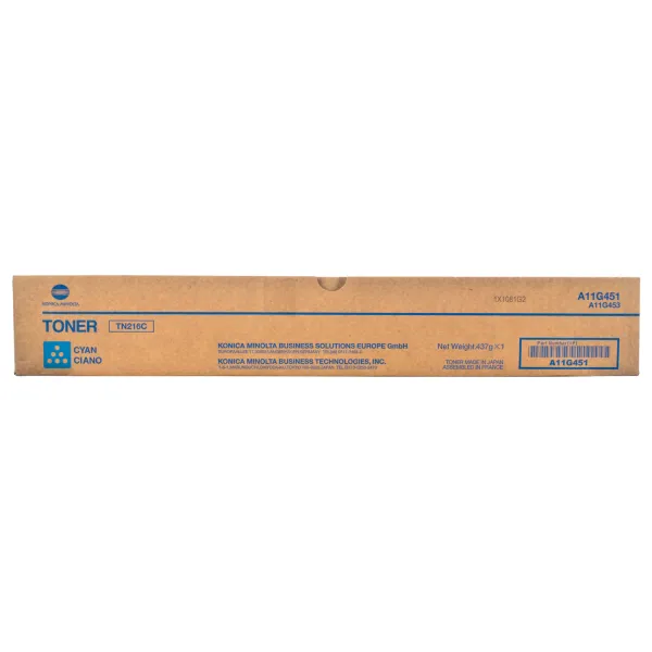 Тонер-картридж TN-216C блакитний Konica Minolta (A11G451) - Фото 3