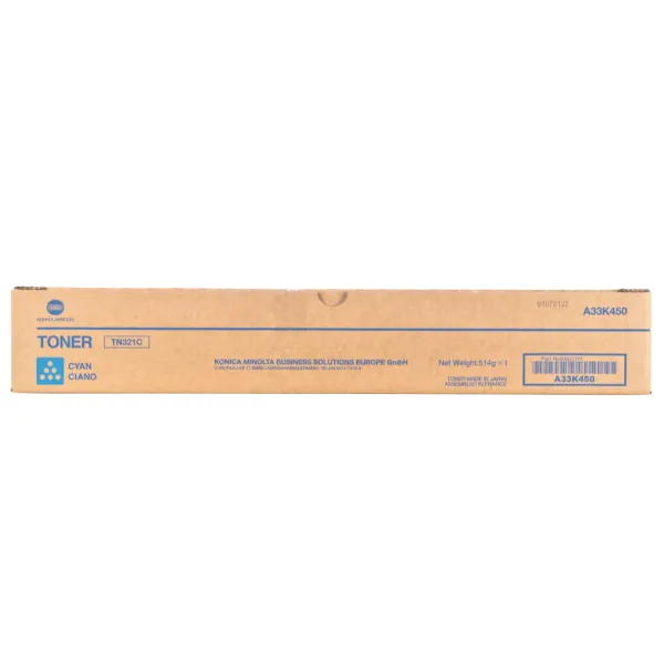 Тонер-картридж TN-321C блакитний Konica Minolta (A33K450) - Фото 6