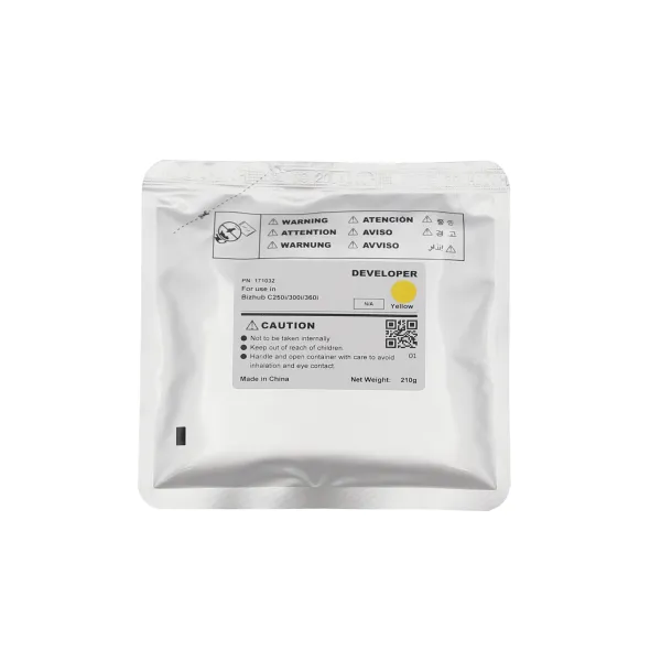 Девелопер Konica Minolta Bizhub C250i/300i/360i 1000K, жовтий CET (CET171032) Девелопер Konica Minolta Bizhub C250i/300i/360i 1000K, жовтий CET (CET171032)