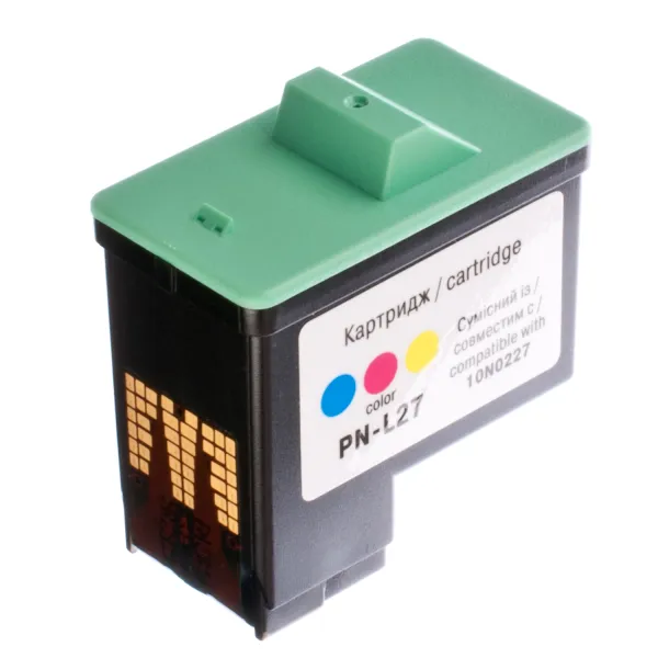 Картридж сумісний Lexmark 27 (10N0227) 140 арк, триколірний Patron (PN-L27) - Фото 8