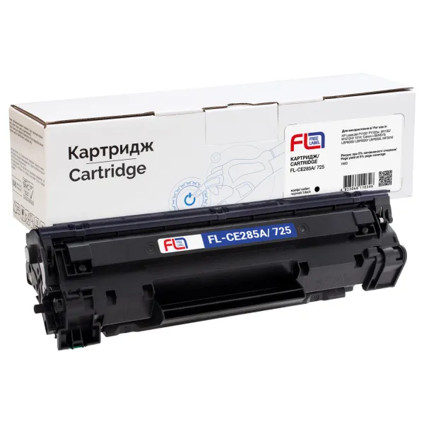 Картридж сумісний HP 85A (CE285A)/Canon 725 Free Label (FL-CE285A/725)
