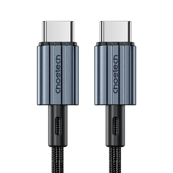 Кабель Type-C - Type-C, PD 60W, 1,2 м чорний Choetech (XCC-1014-BK)