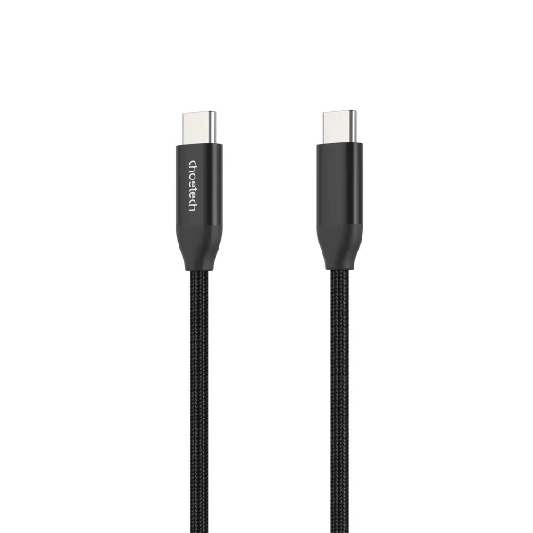 Кабель Type-C - Type-C, PD3.1 240W, 1,2 м чорний Choetech (XCC-1035-BK)