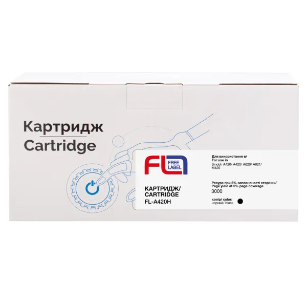 Тонер-картридж сумісний Sindoh A420H Free Label (FL-A420H) - Фото 2