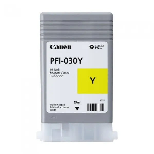 Картридж PFI-030 желтый, 55 мл Canon (3492C001) - Фото 1 