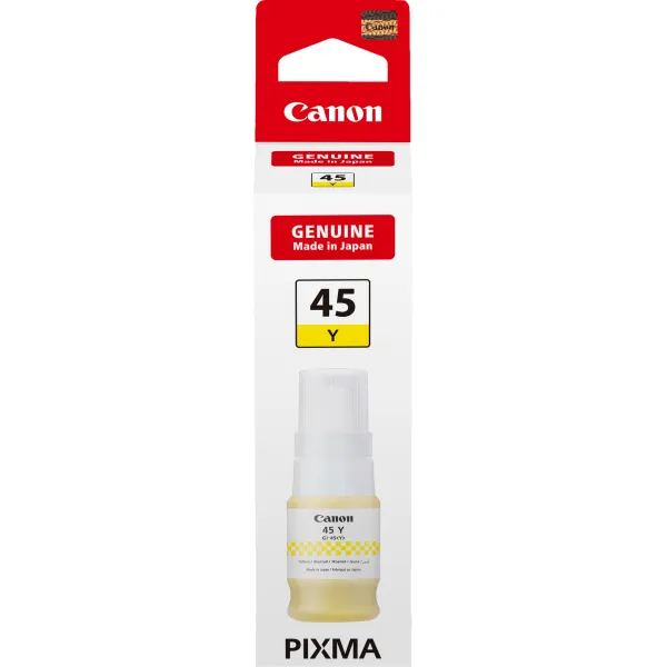 Чернила Pixma GI-45 желтые, 70 мл Canon (6287C001) - Фото 1 