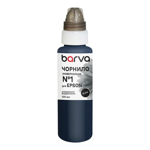 Чорнило для Epson універсальне №1 100 мл, водорозчинне, чорне Barva (EU1-445e)