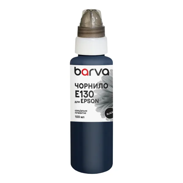 Чернила для Epson T0731/T0921/T1291/T1301 специальные 100 мл, пигментные, черные Barva (E130-527e) - Фото 1 