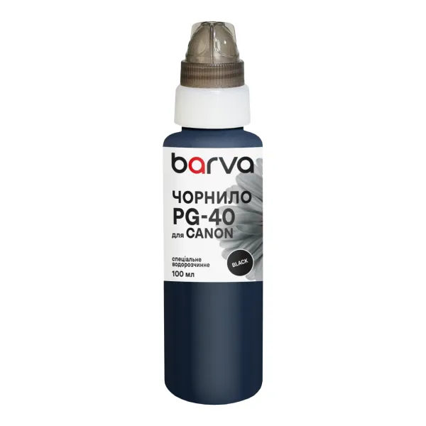 Чорнило для Canon PG-37/PG-40/PG-50 спеціальне 100 мл, водорозчинне, чорне Barva (C40-293e)