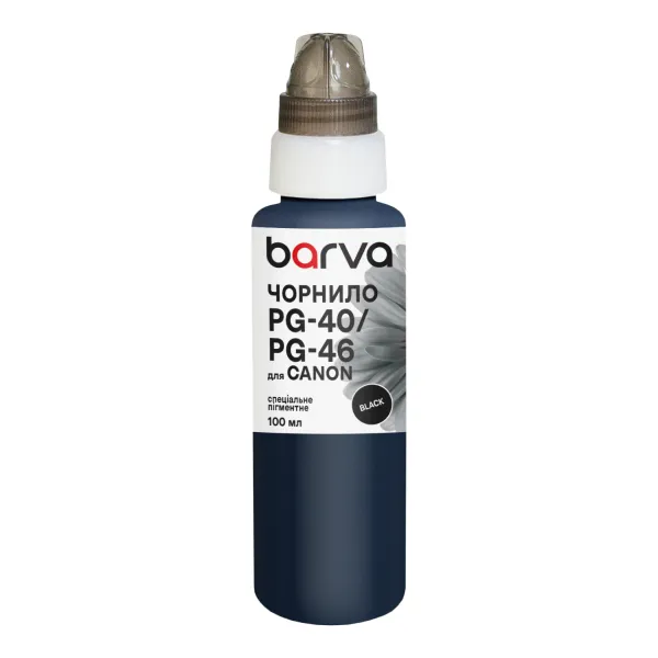 Чорнило для Canon PG-40/PG-46/PG-84 спеціальне 100 мл, пігментне, чорне Barva (C40-294e)