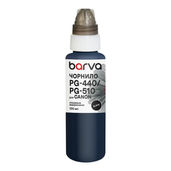 Чорнило для Canon PGI-520/PG-440/PG-510 спеціальне 100 мл, водорозчинне, чорне Barva (C520-296e)