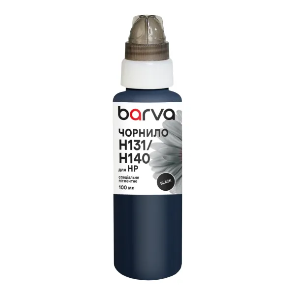 Чорнило для HP 131/140 спеціальне 100 мл, пігментне, чорне Barva (H140-340e)