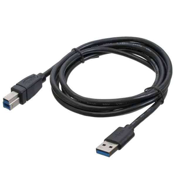 Кабель для принтера USB 3.0 AM/BM 1,8 м, чорний Patron (PN-AMBM-USB3-18)
