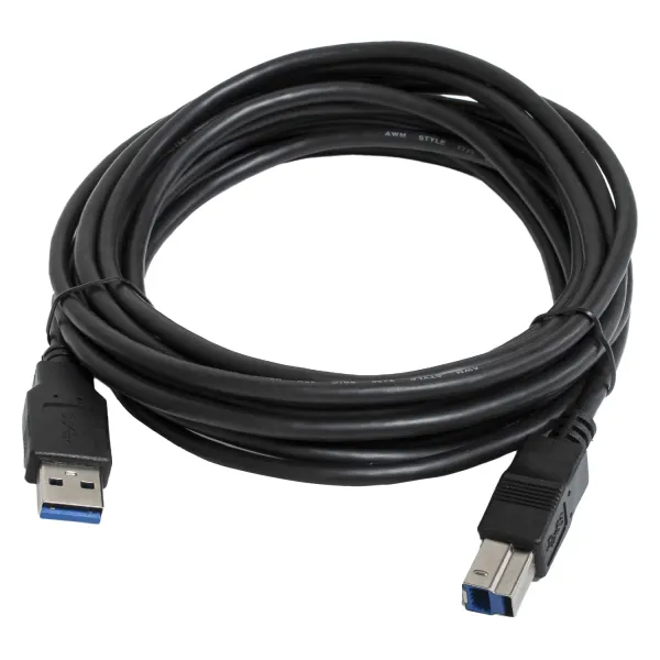 Кабель для принтера USB 3.0 AM/BM 4,5 м, чорний Patron (PN-AMBM-USB3-45)