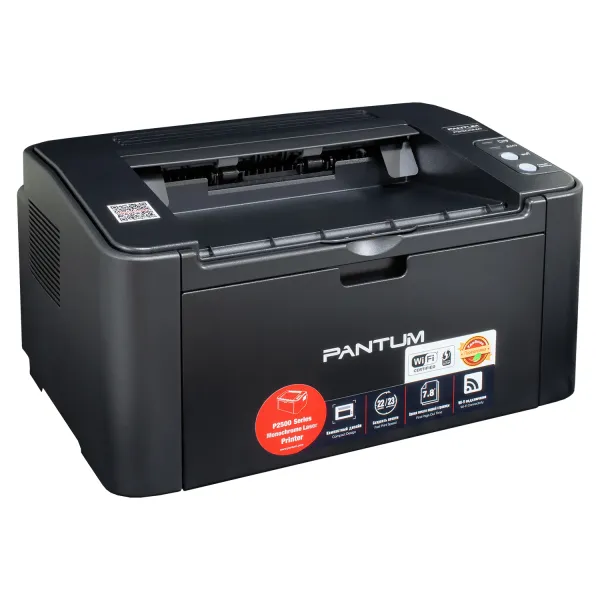 Принтер лазерный P2500NW A4, Wi-Fi Pantum (P2500NW) - Фото 3