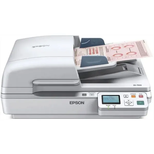 Сканер WorkForce DS-7500N А4 Epson (B11B205331BT)