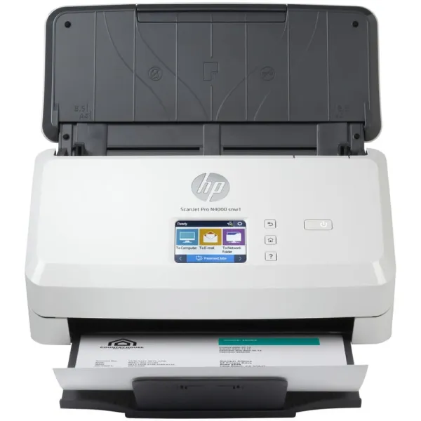 Документ-сканер ScanJet Pro N4000 SNW1 A4, Wi-Fi HP (6FW08A)