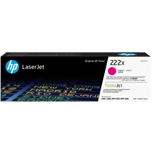 Картридж 222X пурпуровий HP (W2223X)