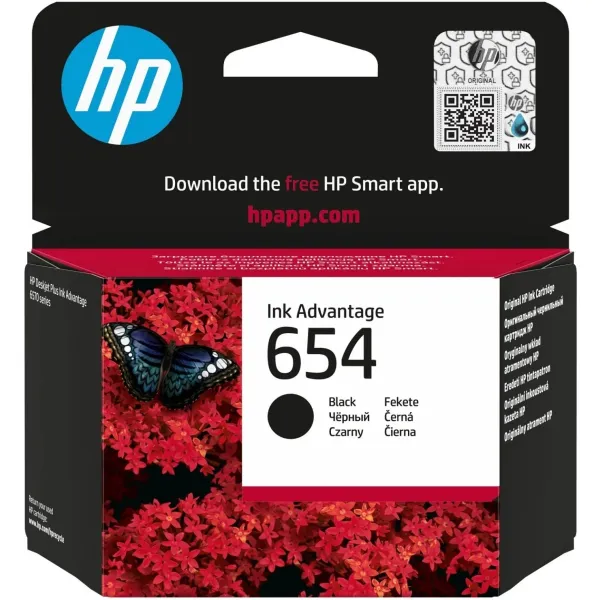 Картридж No.654 чорний HP (7FP39UE)