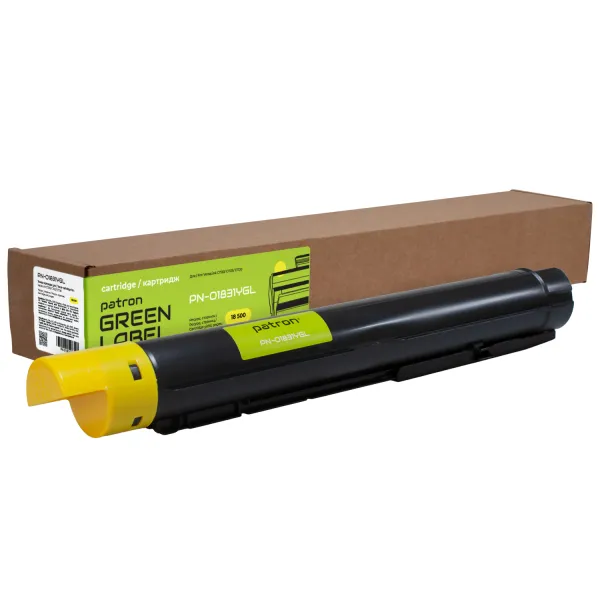 Тонер-картридж совместимый XER 006R01831 Green Label, желтый Patron (PN-01831YGL)
